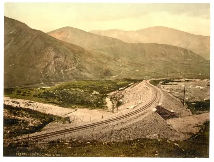 Framed Print : Railway, Snowdon, Wales Framed Print : Railway, Snowdon, Wales