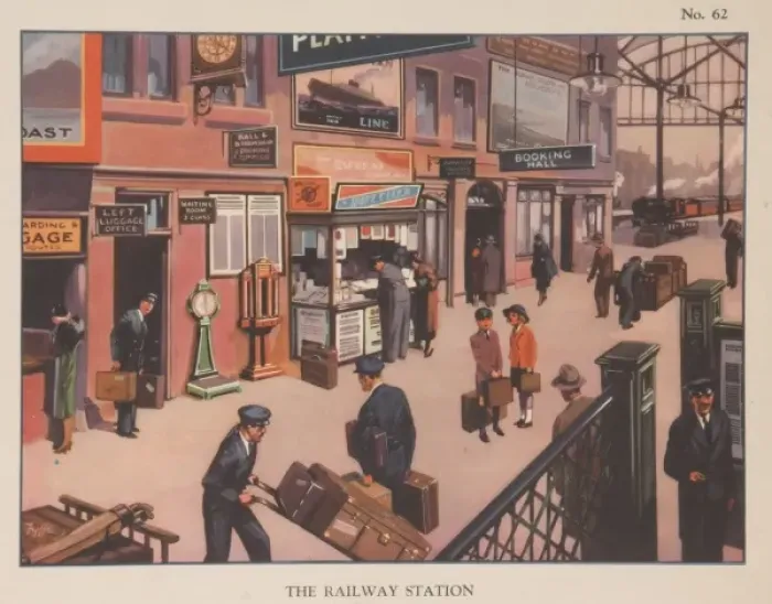 Framed Print : The Railway Station Framed Print : The Railway Station