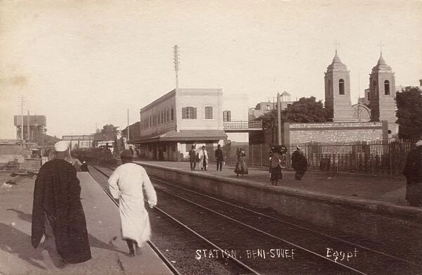 Railway Station at Beni-Suef, Egypt
