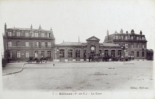 Railway Station at Bethune, France