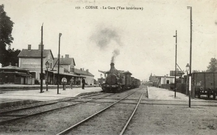Framed Print : The Railway Station at Cosne-Cours-sur-Loire, Nievre, France Framed Print : The Railway Station at Cosne-Cours-sur-Loire, Nievre, France