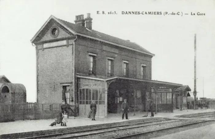 Framed Print : The Railway Station at Dannes-Camiers Framed Print : The Railway Station at Dannes-Camiers