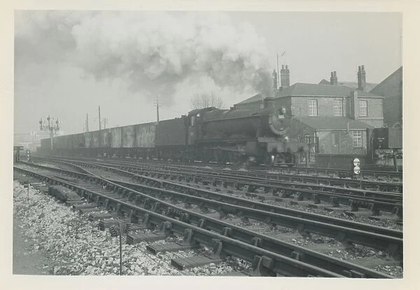 Railway Station - Depot, Banbury, Oxfordshire, Britain. Date: 1965