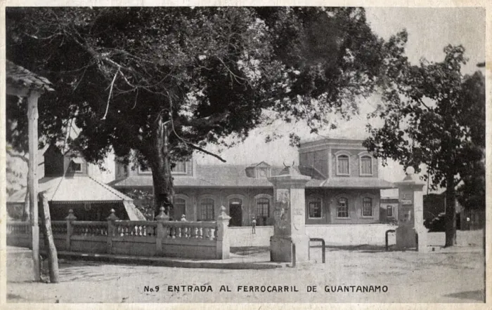 Framed Print : Railway station entrance, Guantanamo, Cuba Framed Print : Railway station entrance, Guantanamo, Cuba