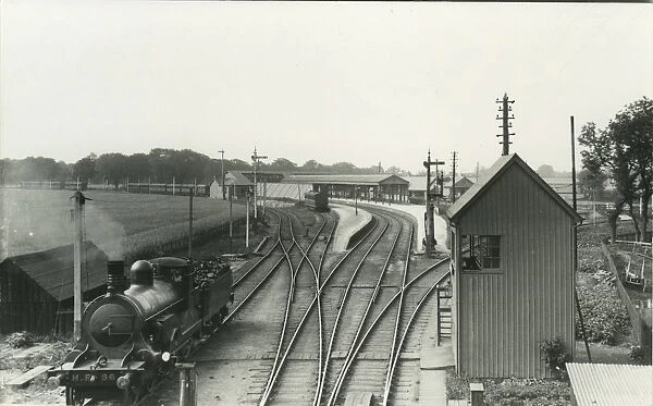 Railway Station, Forres, Morray, Inverness, Scotland. Date: 1913