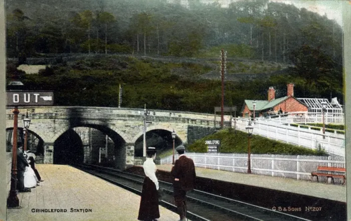 Framed Print : The Railway Station, Grindleford, Derbyshire Framed Print : The Railway Station, Grindleford, Derbyshire