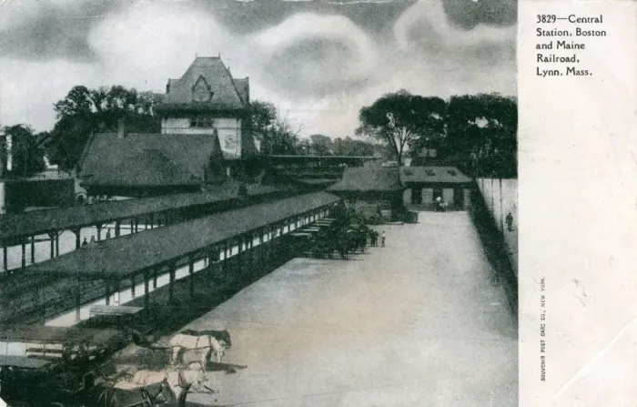 Framed Print : The Railway Station, Lynn, Massachusetts Framed Print : The Railway Station, Lynn, Massachusetts