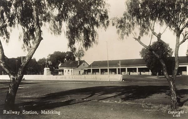 Railway station, Mafeking, South Africa