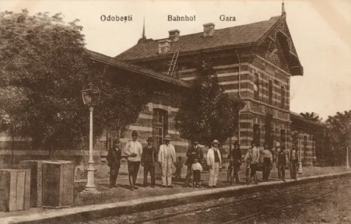 Framed Print : Railway Station at Odobesti Framed Print : Railway Station at Odobesti