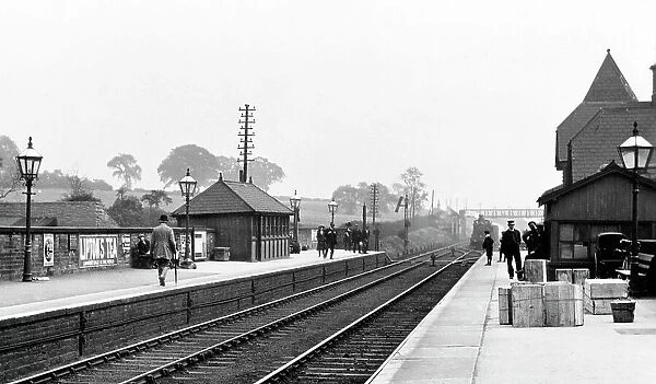 Railway Station, South Elmsall early 1900's