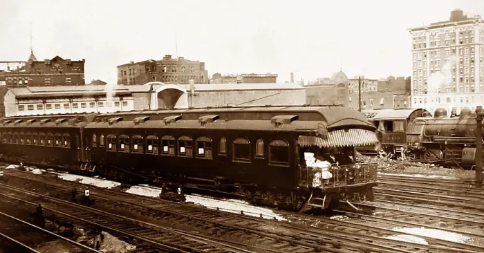 Framed Print : Railway Station Yard, New York, USA Framed Print : Railway Station Yard, New York, USA