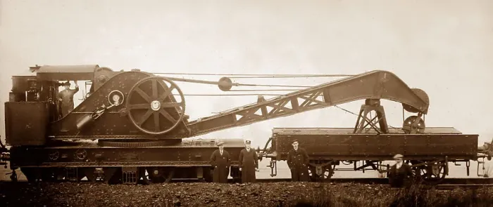 Framed Print : Railway steam crane Framed Print : Railway steam crane