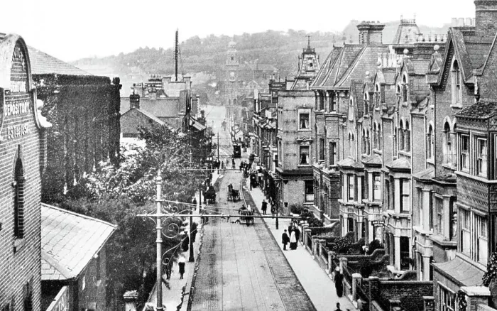 Framed Print : Railway Street, Chatham early 1900's Framed Print : Railway Street, Chatham early 1900's