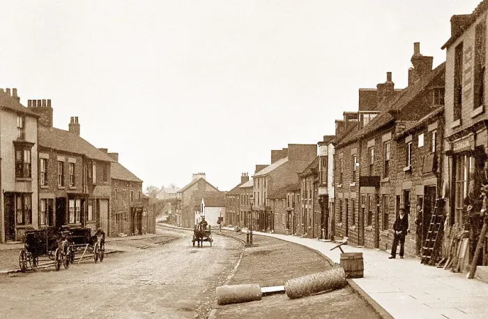 Framed Print : Railway Street, Kirbymoorside Framed Print : Railway Street, Kirbymoorside