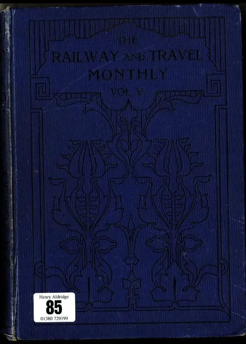 Framed Print : The Railway and Travel Monthly, cover design Framed Print : The Railway and Travel Monthly, cover design