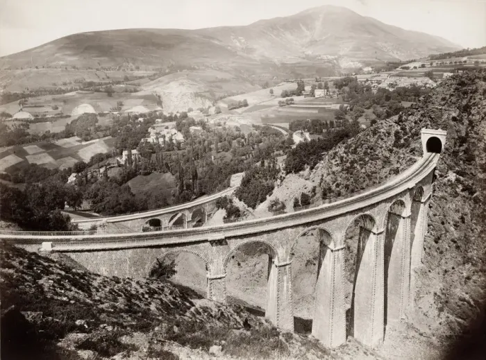 Framed Print : Railway viaduct at Loulla (Isere), France Framed Print : Railway viaduct at Loulla (Isere), France
