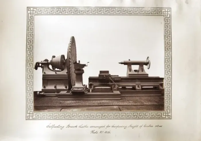 Framed Print : Railway wheel turning lathe Framed Print : Railway wheel turning lathe