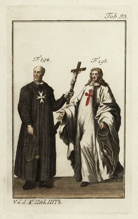 Framed Print : Raimond du Puy and a Knight of St. Jacob Framed Print : Raimond du Puy and a Knight of St. Jacob