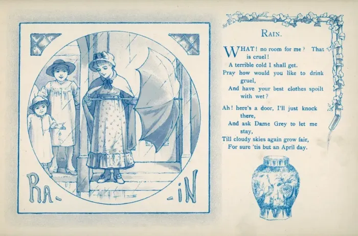 Framed Print : Rainy Day 1886 Framed Print : Rainy Day 1886