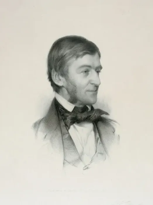 Framed Print : Ralph Waldo Emerson, head-and-shoulders portrait, facing rig Framed Print : Ralph Waldo Emerson, head-and-shoulders portrait, facing rig