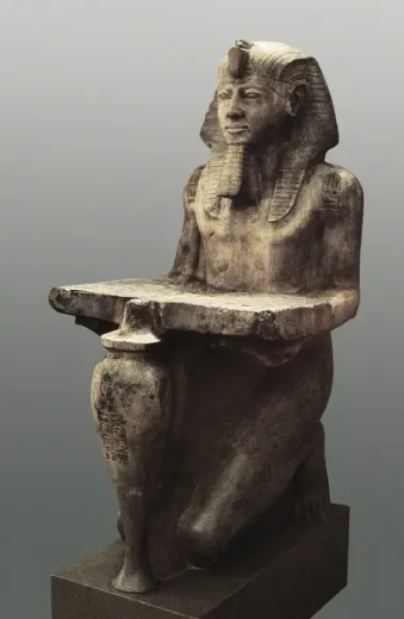 Framed Print : Ramesses II with the Table of Abydoss. 13th c Framed Print : Ramesses II with the Table of Abydoss. 13th c