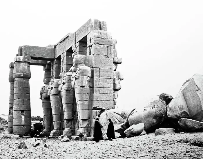 Framed Print : The Ramesseum, Thebes, Egypt, Victorian period Framed Print : The Ramesseum, Thebes, Egypt, Victorian period