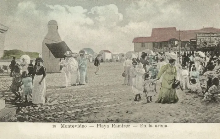 Framed Print : Ramirez Beach - Montevideo - On the Sand Framed Print : Ramirez Beach - Montevideo - On the Sand