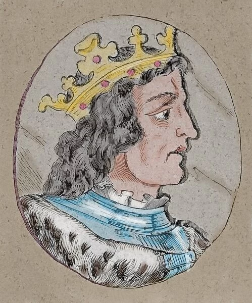 Ramiro III (961A?i?985), king of Le??n (966A?i?984). Engra