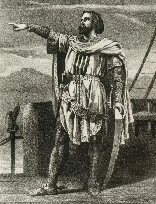 Framed Print : Ramon Berenguer III the Great (1082-1131). Engraving Framed Print : Ramon Berenguer III the Great (1082-1131). Engraving