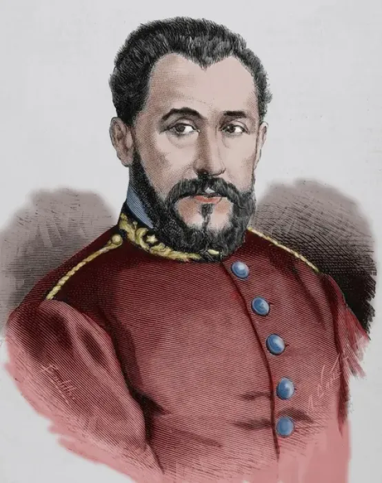 Framed Print : Ramon de Jaudenes y Alvarez (1841-1884). Spanish military an Framed Print : Ramon de Jaudenes y Alvarez (1841-1884). Spanish military an