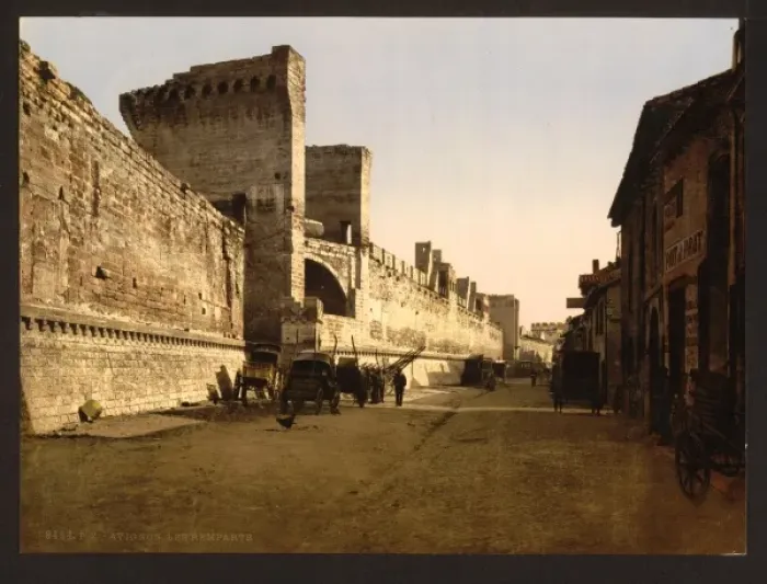 Framed Print : The ramparts, Avignon, Provence, France Framed Print : The ramparts, Avignon, Provence, France