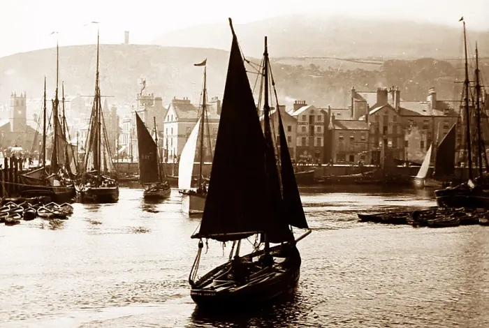 Framed Print : Ramsay harbour Isle of Man Framed Print : Ramsay harbour Isle of Man