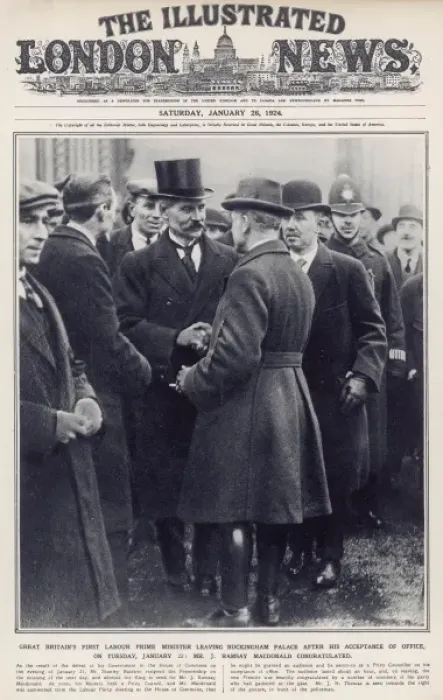 Framed Print : Ramsay Macdonald becomes Britains first Labour Prime Minist Framed Print : Ramsay Macdonald becomes Britains first Labour Prime Minist
