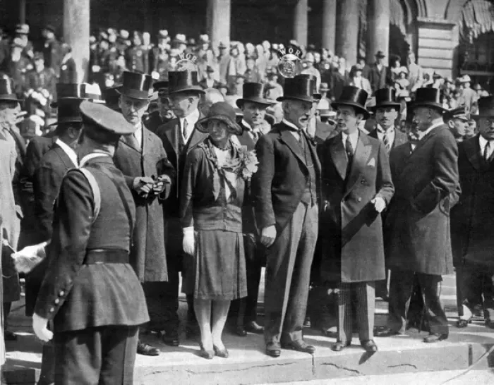 Framed Print : Ramsay MacDonald visit to New York Framed Print : Ramsay MacDonald visit to New York