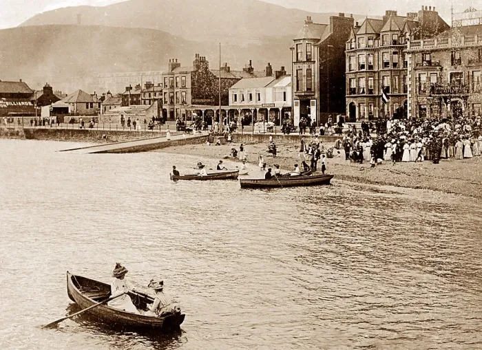 Framed Print : Ramsey, beach from sea Isle of Man Framed Print : Ramsey, beach from sea Isle of Man