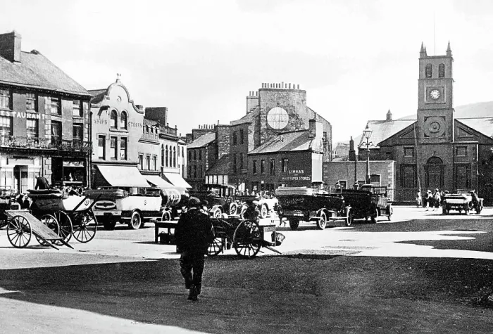 Framed Print : Ramsey, Market Place Isle of Man Framed Print : Ramsey, Market Place Isle of Man