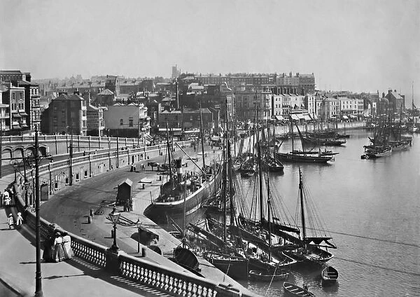 Ramsgate, Kent - Habour scene with boats