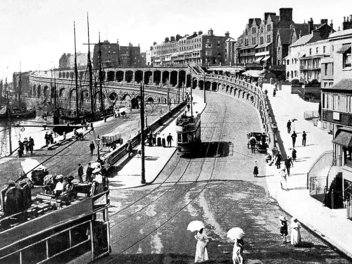 Framed Print : Ramsgate New Road early 1900s Framed Print : Ramsgate New Road early 1900s