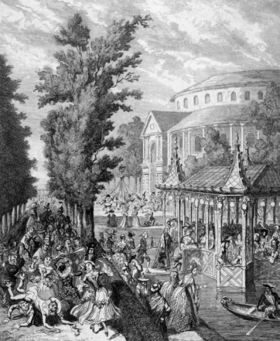 Framed Print : Ranelagh in 1750 Framed Print : Ranelagh in 1750