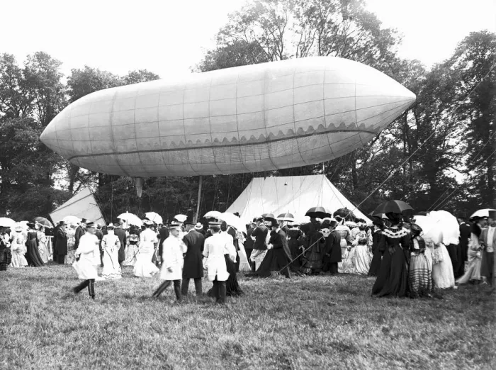 Framed Print : Ranelagh 1903 Spencer Airship Framed Print : Ranelagh 1903 Spencer Airship