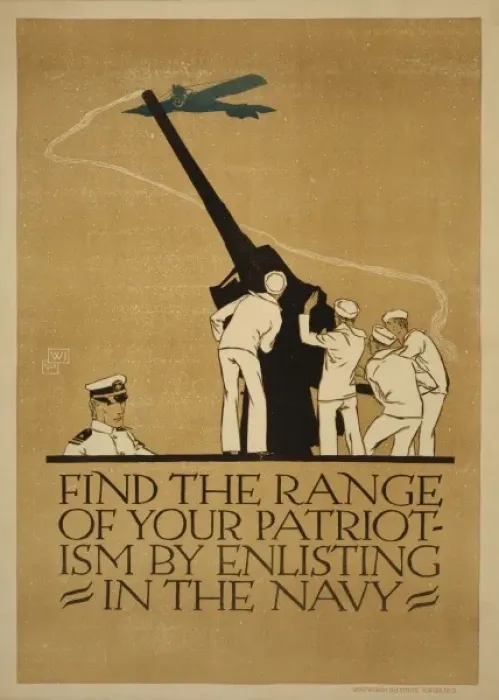 Framed Print : Find the range of your patriotism by enlisting in the Navy Framed Print : Find the range of your patriotism by enlisting in the Navy