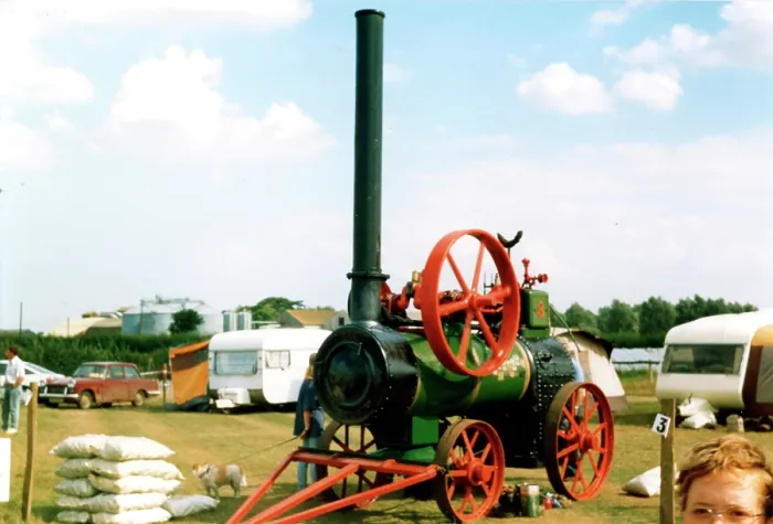 Framed Print : Ransomes Sims and Jefferies portable engine