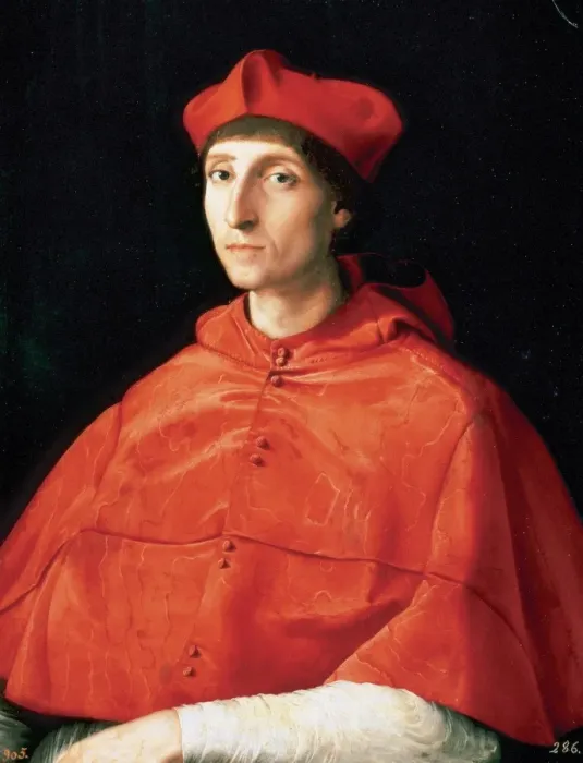 Framed Print : Raphael (1483-1520). Portrait of a Cardinal Framed Print : Raphael (1483-1520). Portrait of a Cardinal