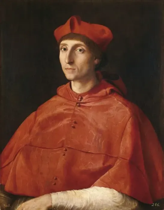 Framed Print : Raphael (1483-1520). Portrait of a Cardinal Framed Print : Raphael (1483-1520). Portrait of a Cardinal