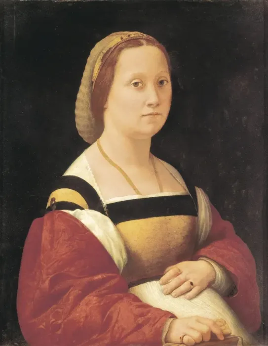 Framed Print : Raphael (1483-1520). Portrait of Pregnant Woman Framed Print : Raphael (1483-1520). Portrait of Pregnant Woman