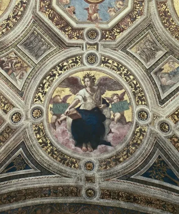 Framed Print : Raphael (1483-1520). Stanza della segnatura ( Room Framed Print : Raphael (1483-1520). Stanza della segnatura ( Room