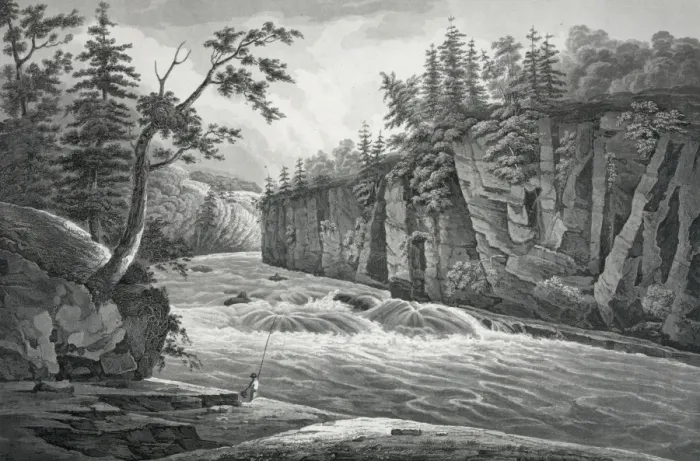 Framed Print : Rapids above Hadleys falls Framed Print : Rapids above Hadleys falls