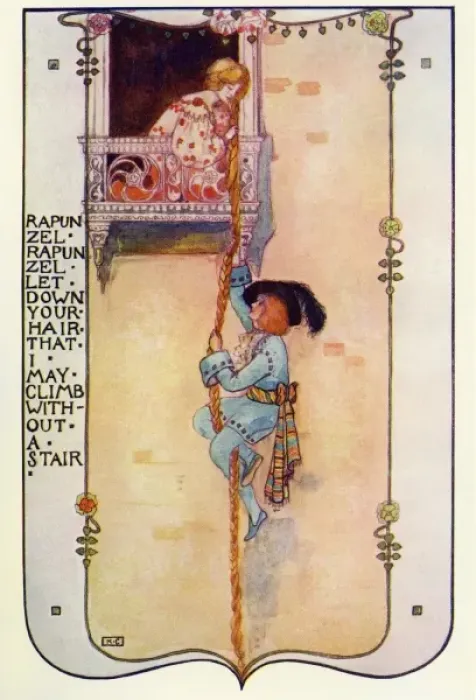 Framed Print : Rapunzel by Katharine Cameron Framed Print : Rapunzel by Katharine Cameron