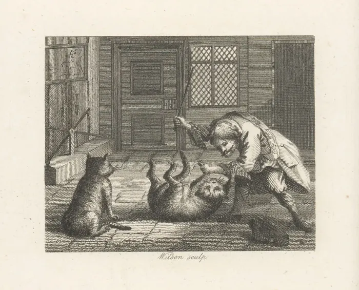 Framed Print : The Rat-Catcher and Cats Framed Print : The Rat-Catcher and Cats