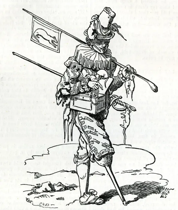 Framed Print : Rat catcher with a wooden leg Framed Print : Rat catcher with a wooden leg